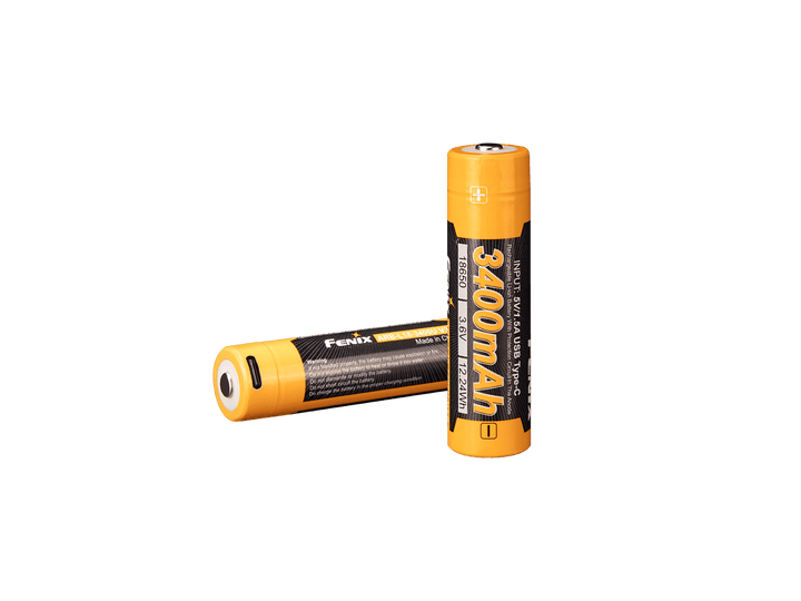 Fenix ARB-L18-3400U V3 USB-C Rechargeable 18650 Battery - Fenix Store