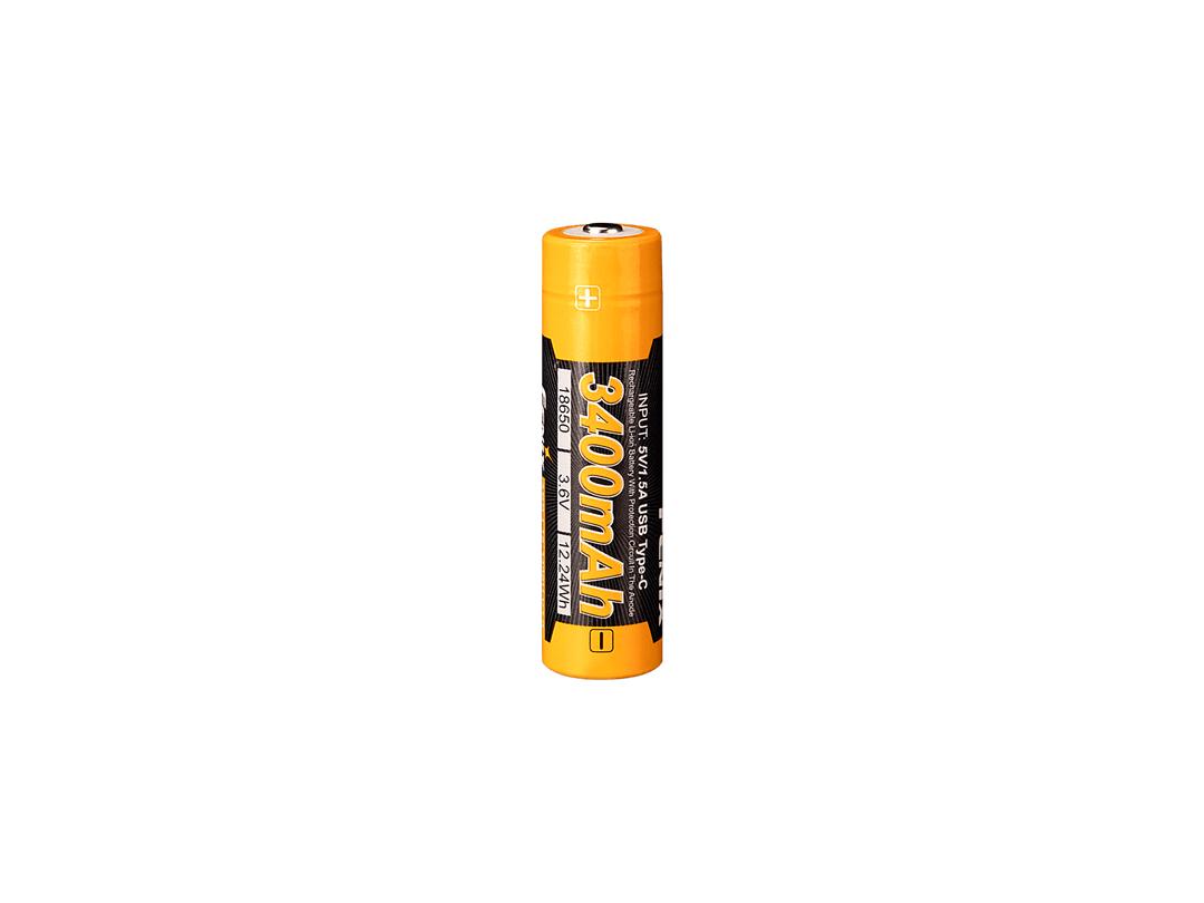 Fenix ARB-L18-3400U V3 USB-C Rechargeable 18650 Battery - Fenix Store