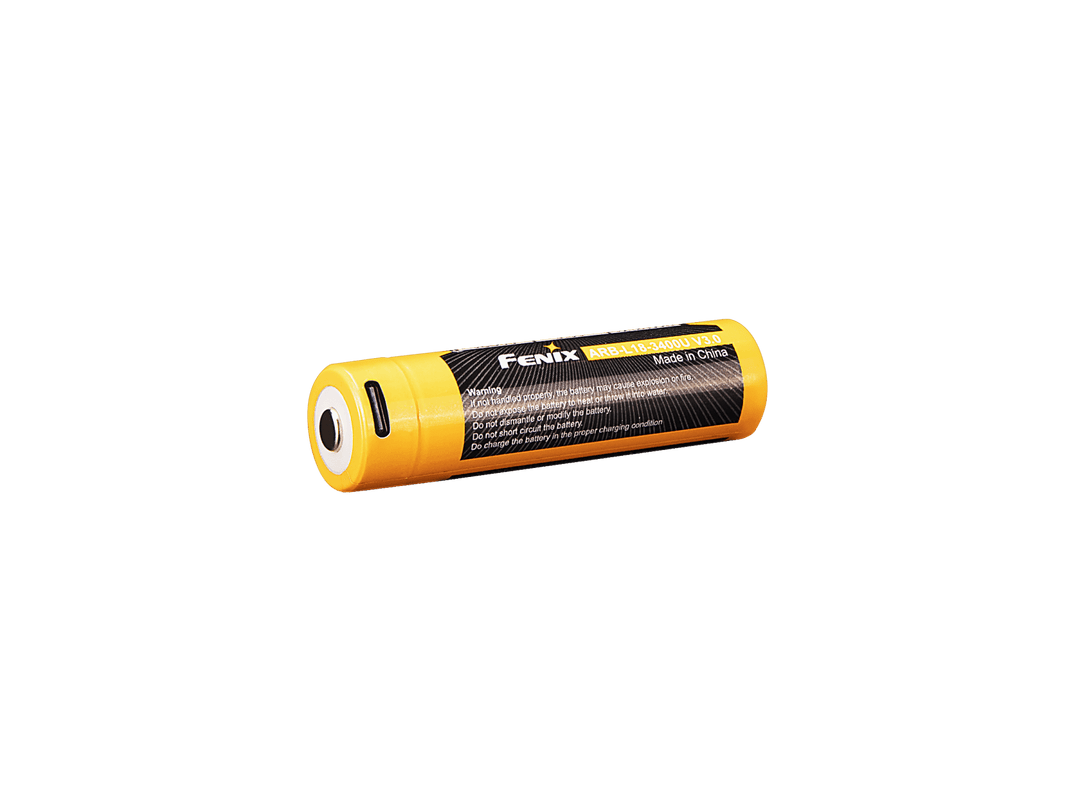 Fenix ARB-L18-3400U V3 USB-C Rechargeable 18650 Battery - Fenix Store