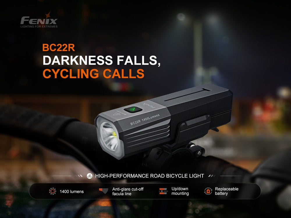 Fenix BC22R High-Performance Road Bike Light - Fenix Store