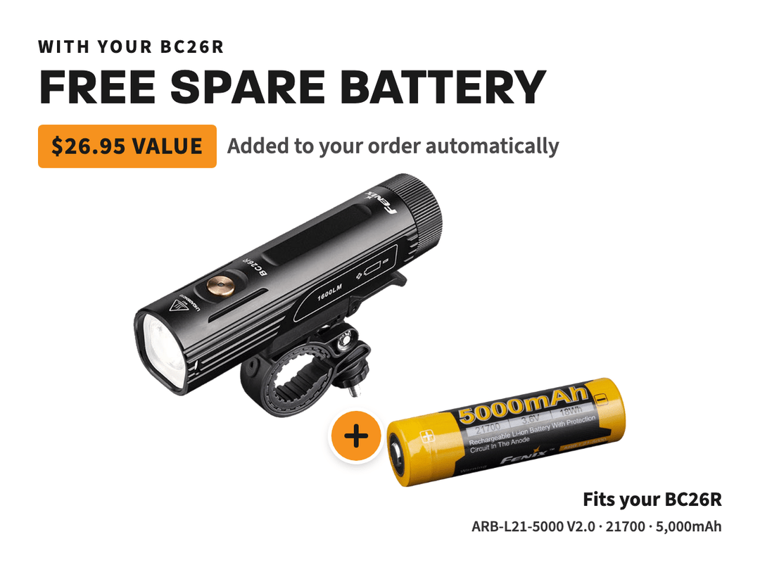 Fenix BC26R LED Bike Light - Fenix Store