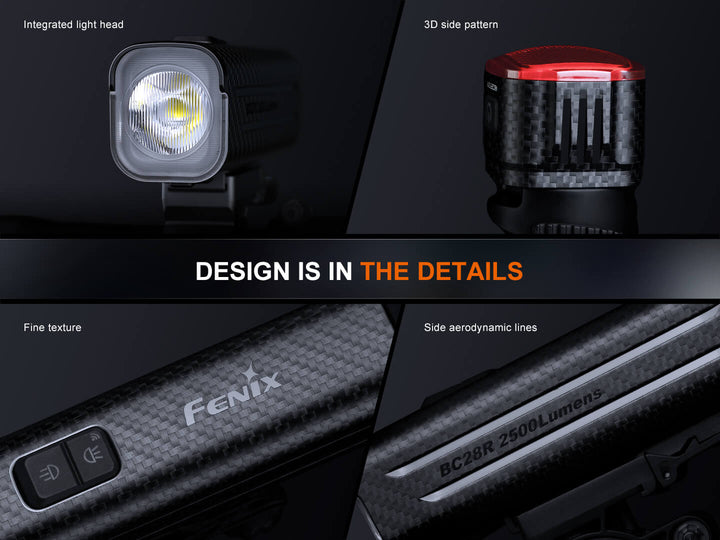 Fenix BC28R Smart Head & Tail Bike Light Combo - Fenix Store