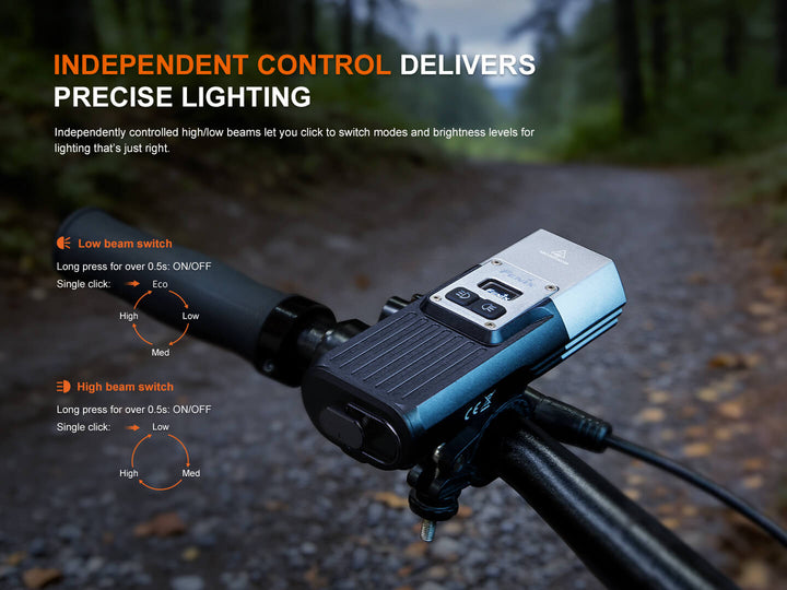 Fenix BC45R Dual-Distance Mountain Bike Light with Remote Switch - Fenix Store