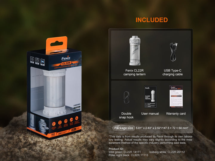 Fenix CL22R Camping Lantern - Fenix Store