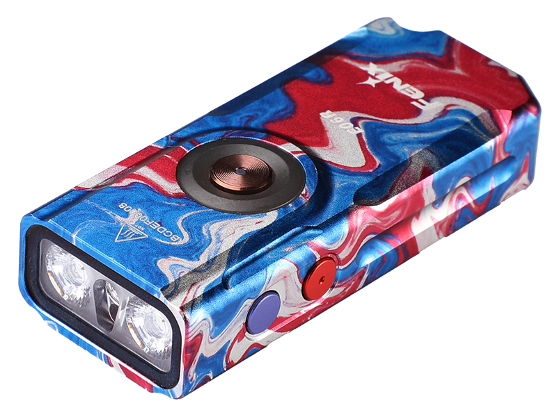 Fenix E06R Keychain Light with White, UV, and Red Laser Lights - Fenix Store