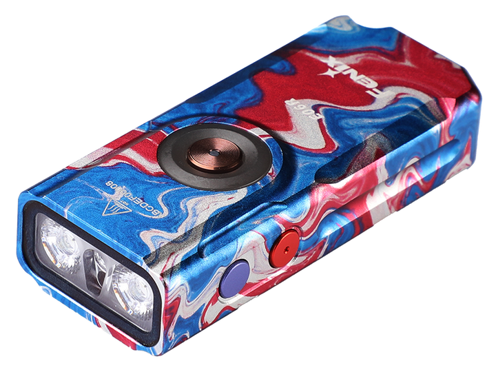 Fenix E06R Keychain Light with White, UV, and Red Laser Lights - Fenix Store