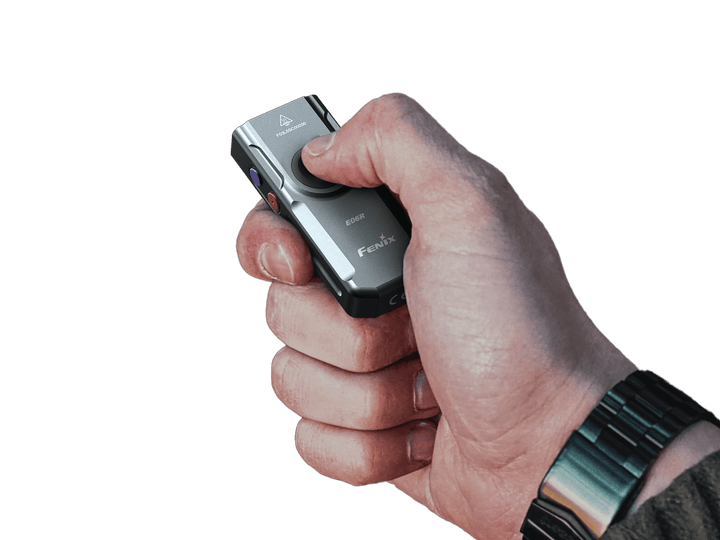 Fenix E06R Keychain Light with White, UV, and Red Laser Lights - Fenix Store