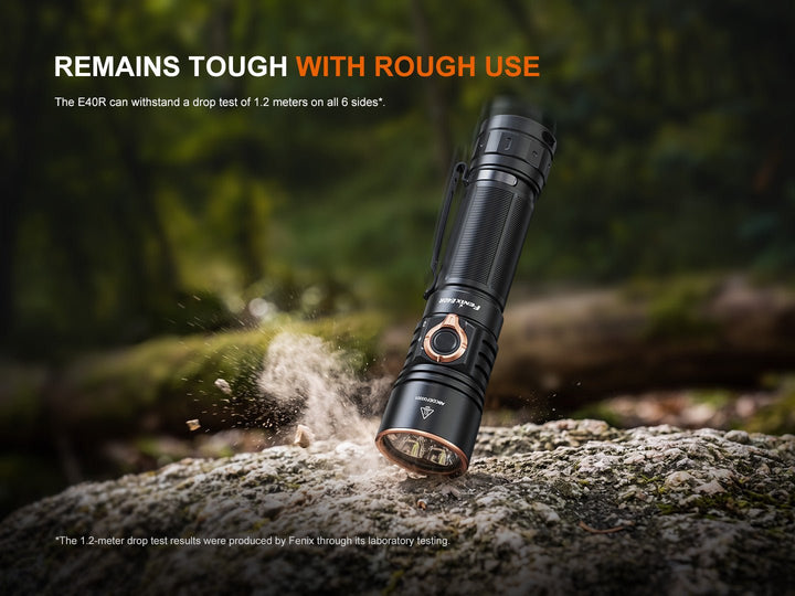 Fenix E40R Rechargeable EDC Flashlight - 5100 Lumens - Fenix Store
