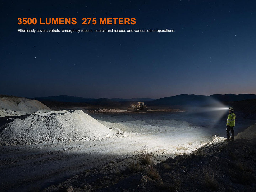 Fenix HM71R V2.0 Rechargeable Headlamp - 3500 Lumens - Fenix Store