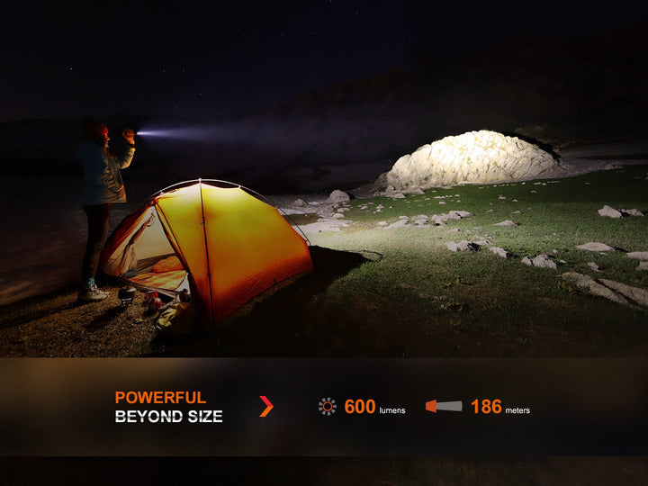 Fenix LD12R Dual Light Flashlight - 600 Lumens - Fenix Store