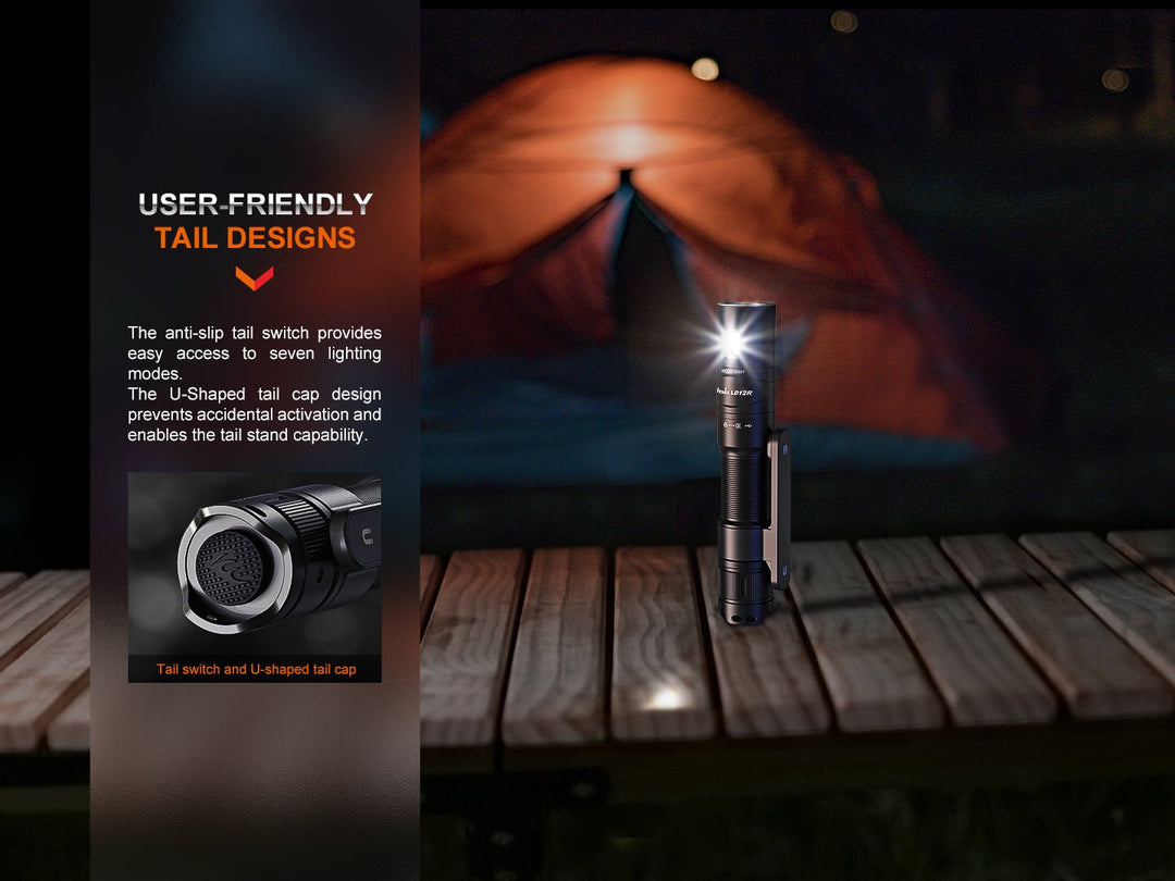 Fenix LD12R Dual Light Flashlight - 600 Lumens - Fenix Store