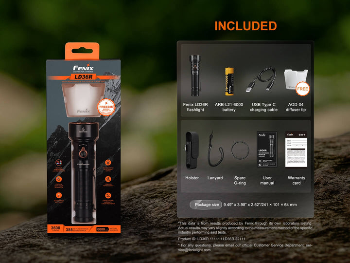 Fenix LD36R Multicolor Flashlight - Fenix Store