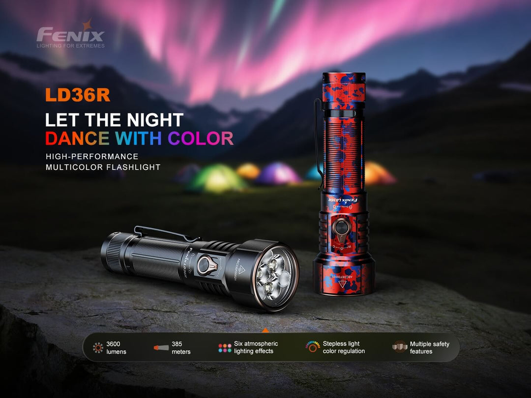 Fenix LD36R Multicolor Flashlight - Fenix Store