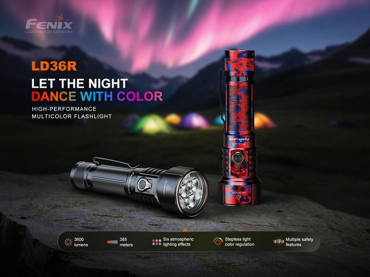 Fenix LD36R Multicolor Flashlight - Fenix Store