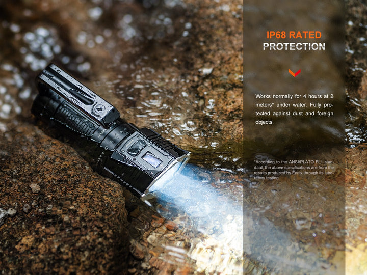 Fenix LR60R Rotary Switch Rechargeable Searchlight - 21000 Lumens - Fenix Store