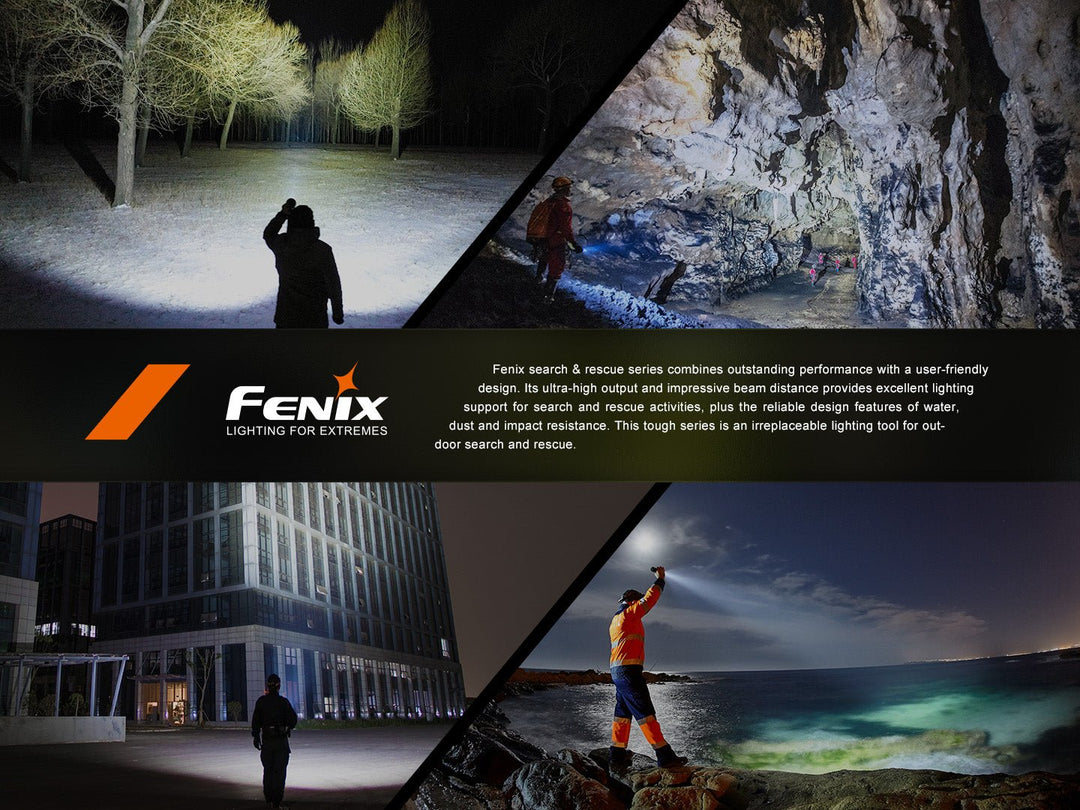 Fenix LR60R Rotary Switch Rechargeable Searchlight - 21000 Lumens - Fenix Store