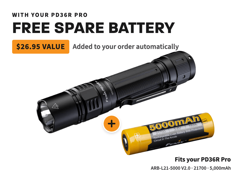 Fenix PD36R Pro 2800 Lumen Flashlight - Fenix Store