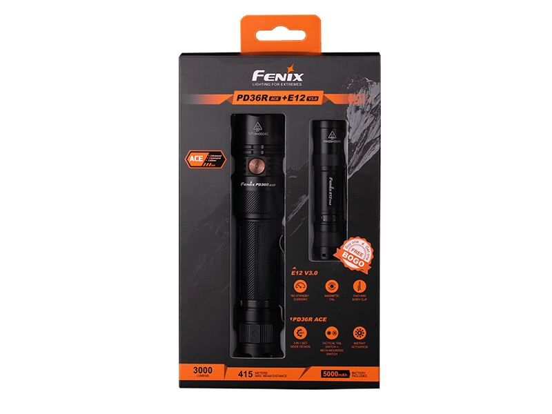 Fenix PD36R ACE Customizable Multi-Mode Flashlight - Fenix Store
