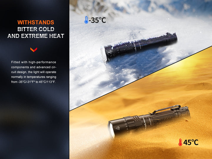 Fenix PD40R V3 Rechargeable Flashlight - Fenix Store