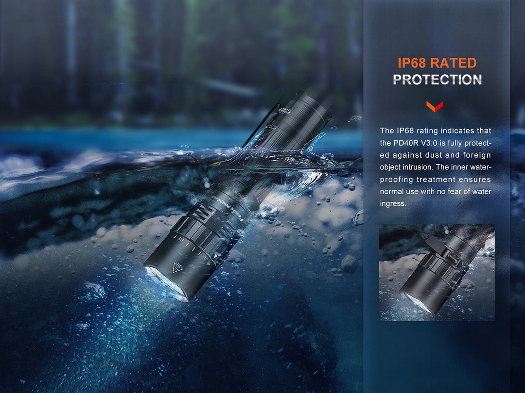 Fenix PD40R V3 Rechargeable Flashlight - Fenix Store