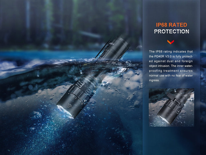 Fenix PD40R V3 Rechargeable Flashlight - Fenix Store