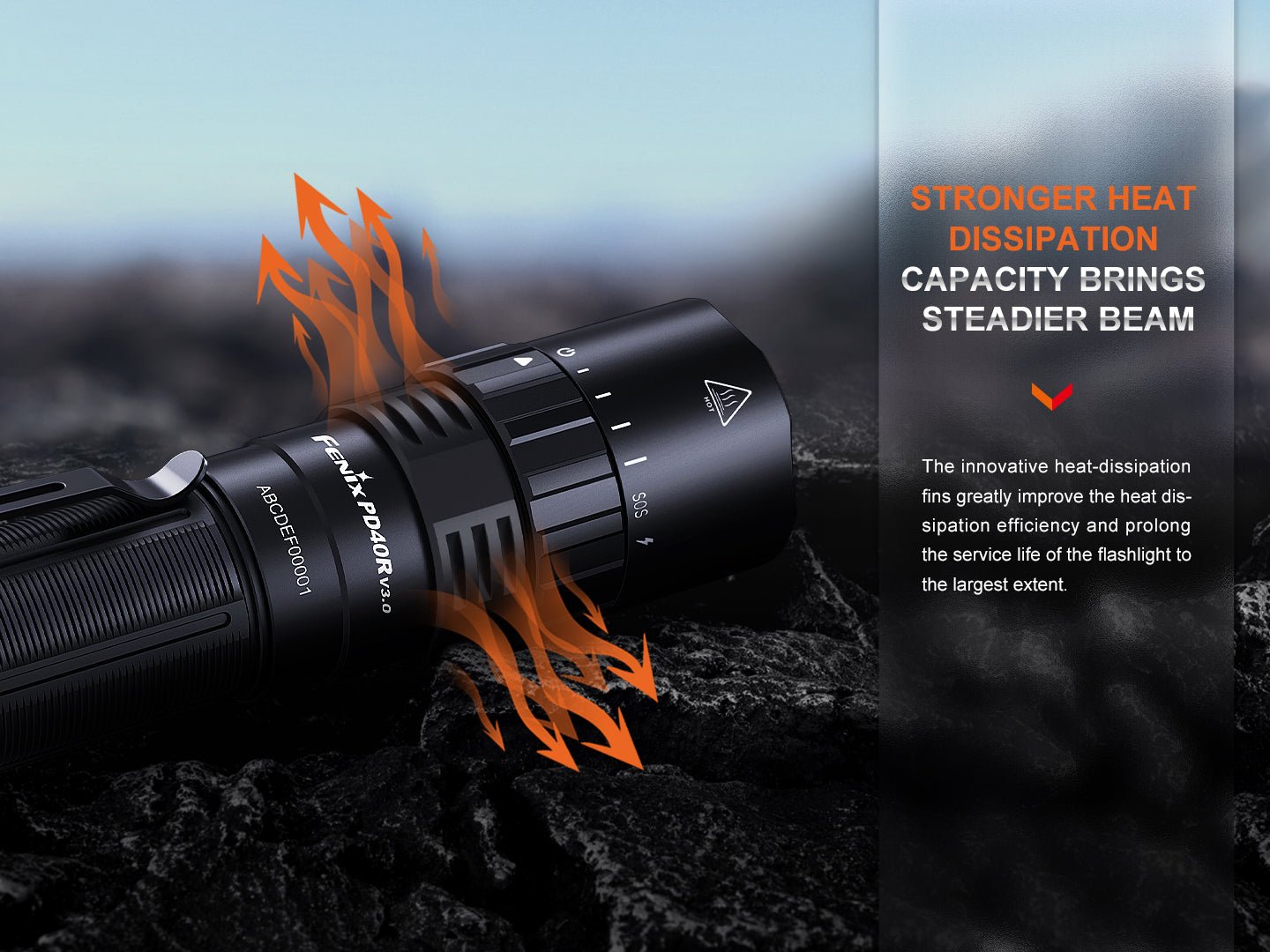 Fenix PD40R V3 | Shop Rechargeable Flashlight - Fenix Store