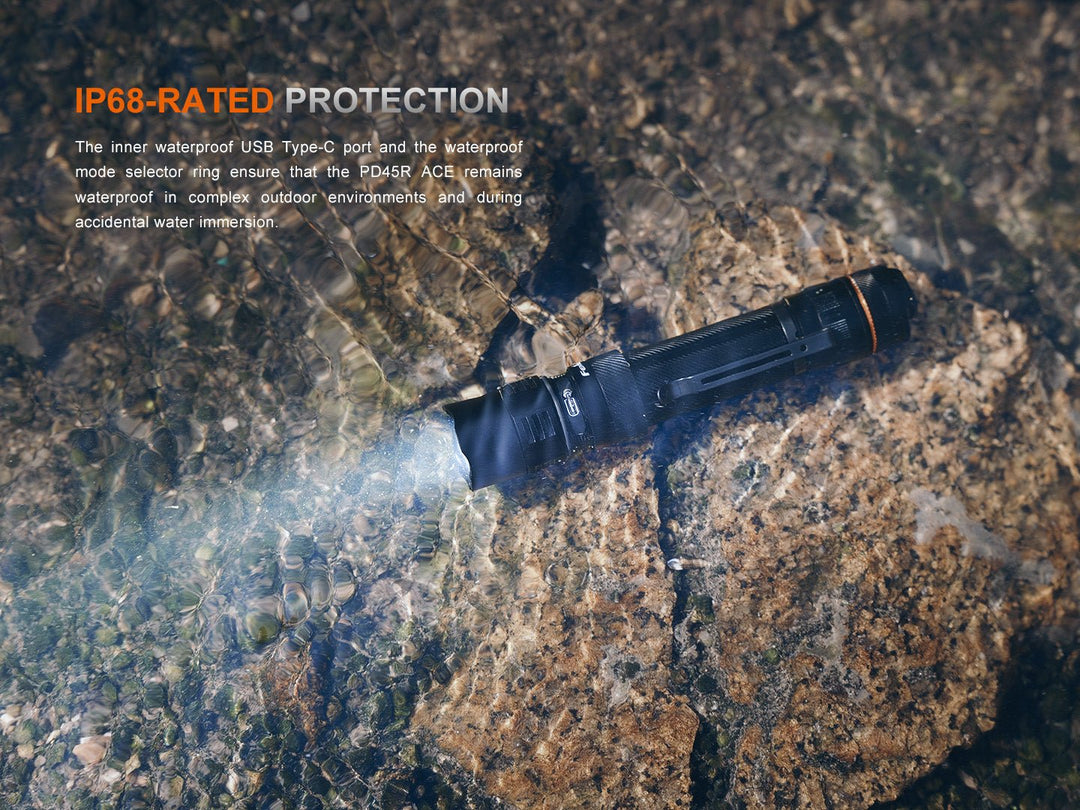 Fenix PD45R ACE Multi-Mode Tactical Flashlight - Fenix Store