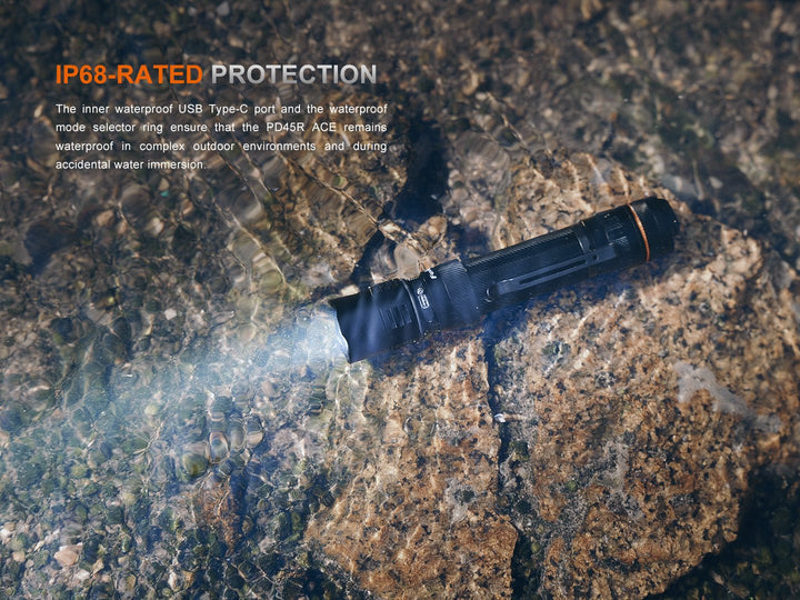 Fenix PD45R ACE Multi-Mode Tactical Flashlight - Fenix Store