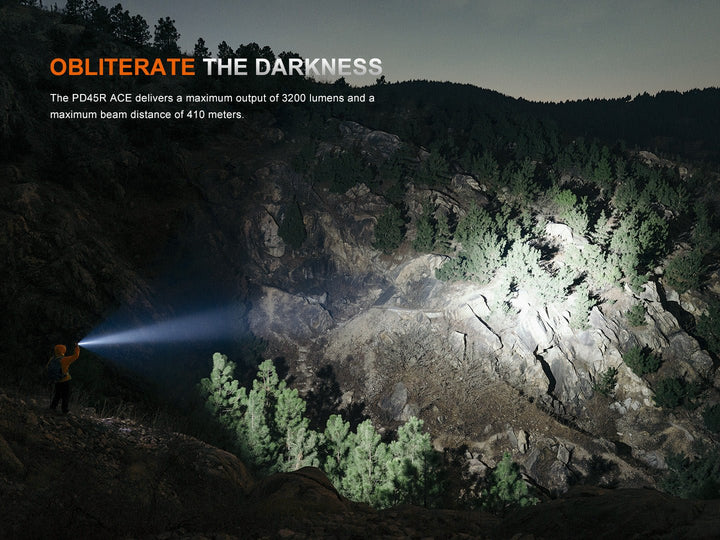 Fenix PD45R ACE Multi-Mode Tactical Flashlight - Fenix Store