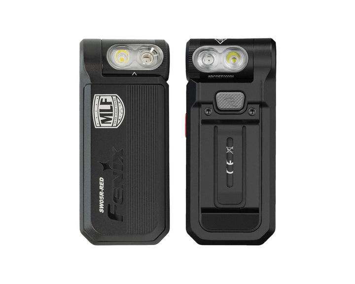 Fenix SW05R Multipurpose Clip-On Light with Red or UV Output - Fenix Store