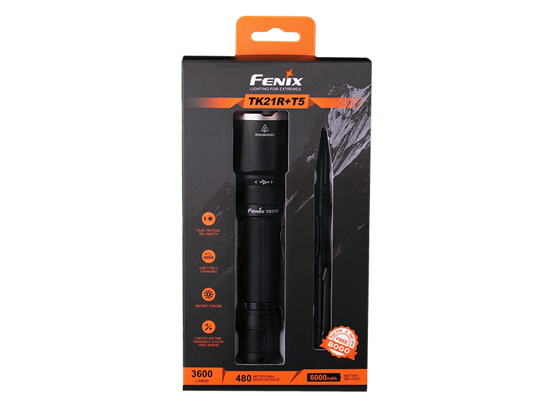 Fenix TK21R Duty Flashlight - Fenix Store. #TK21R + FREE T5 Pen (Blue Ink)_1