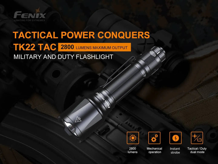 Fenix TK22 TAC - Discontinued - Fenix Store