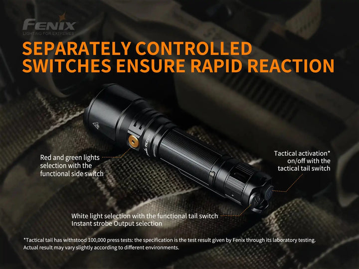 Fenix TK26R Tactical LED Flashlight - 1500 Lumens - Fenix Store