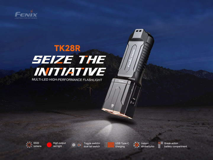 Fenix TK28R Multi-LED High-Performance Flashlight - 6500 Lumens - Fenix Store