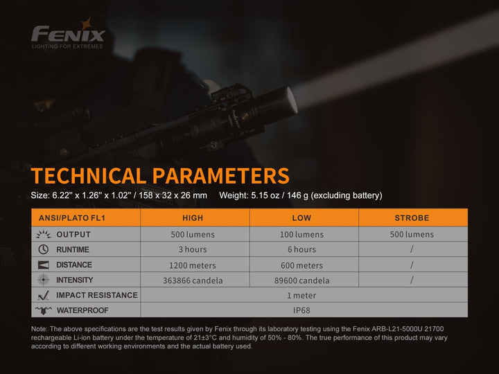 Fenix TK30 White Laser LED Flashlight - Fenix Store