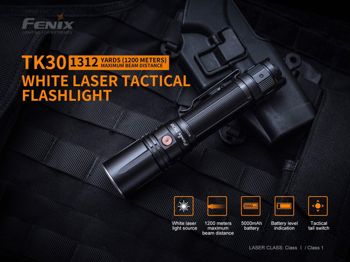Fenix TK30 White Laser LED Flashlight - Fenix Store