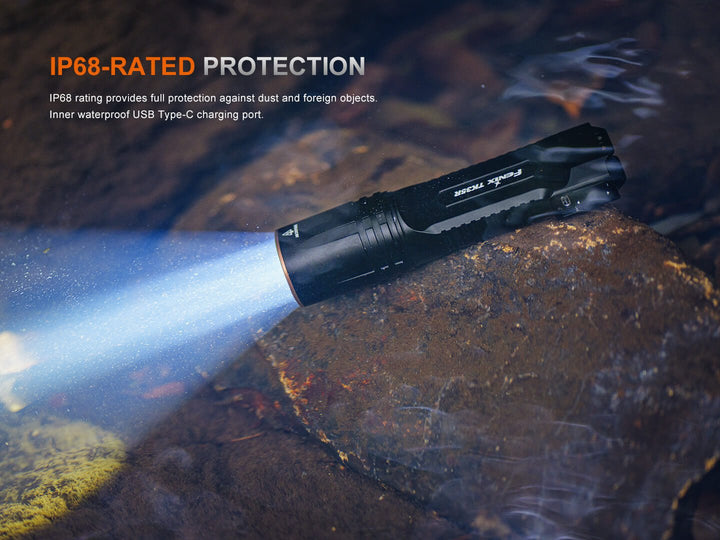 Fenix TK35R UV Light Rechargeable High-Performance Tactical Flashlight - Fenix Store