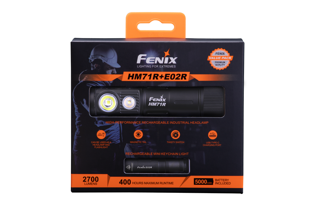Fenix HM71R Rechargeable Industrial LED Headlamp