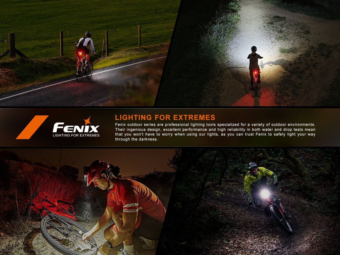 Fenix BC06R Smart-Brake Bicycle Taillight - OPEN BOX - Fenix Store