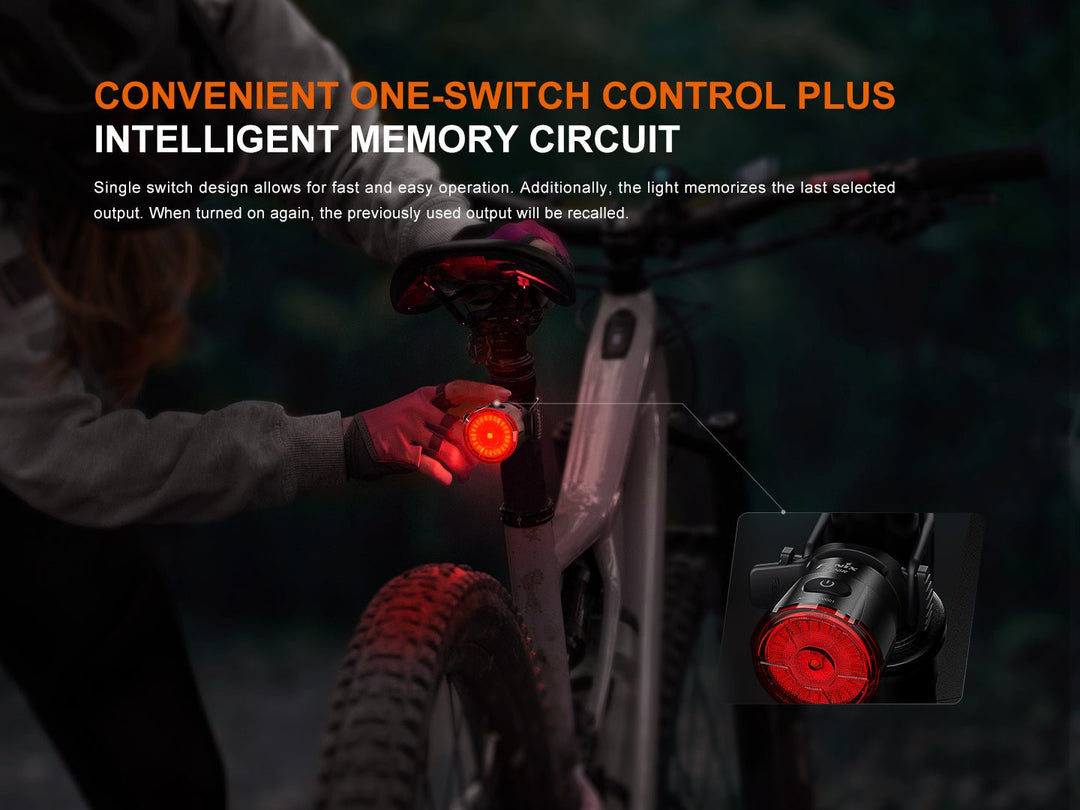 Fenix BC06R Smart-Brake Bicycle Taillight - OPEN BOX - Fenix Store