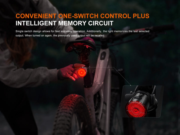 Fenix BC06R Smart-Brake Bicycle Taillight - OPEN BOX - Fenix Store