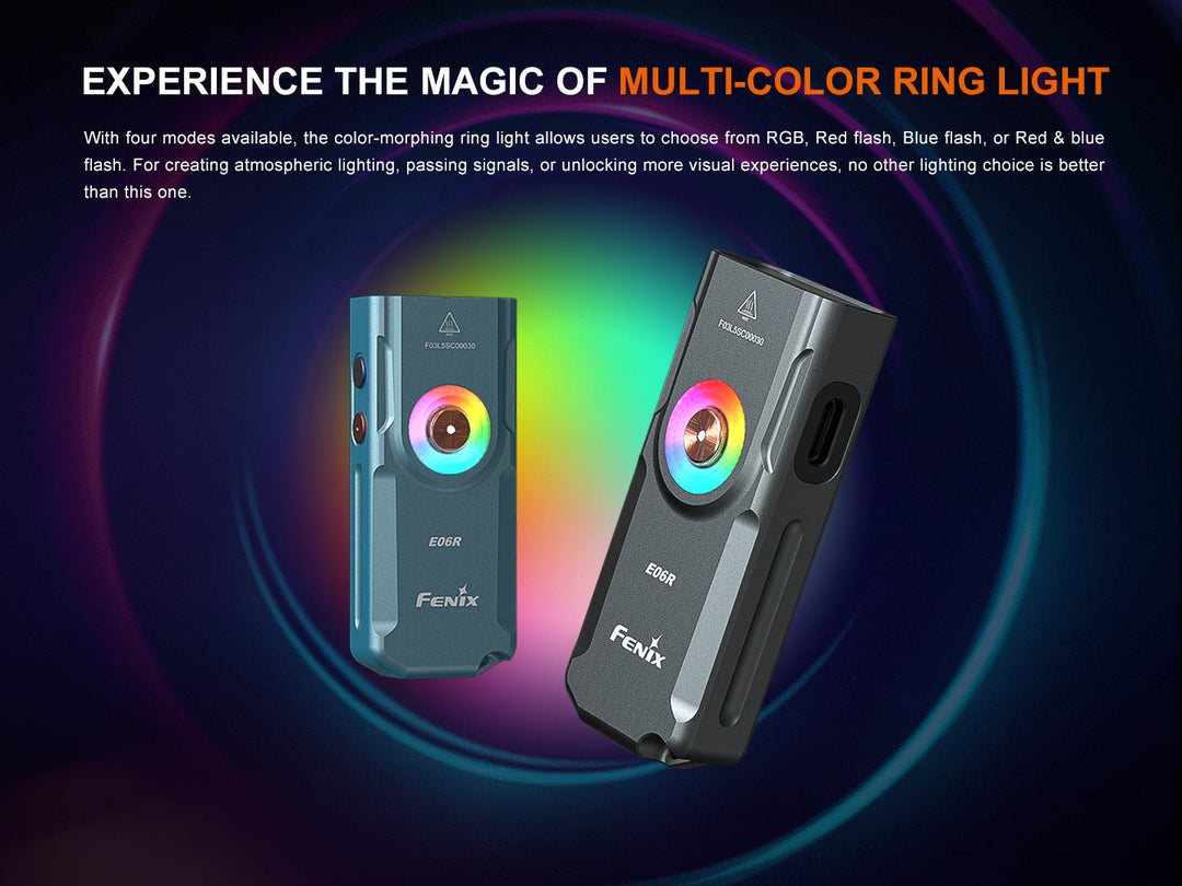 Fenix E06R Keychain Light (Platinum) - OPEN BOX - Fenix Store