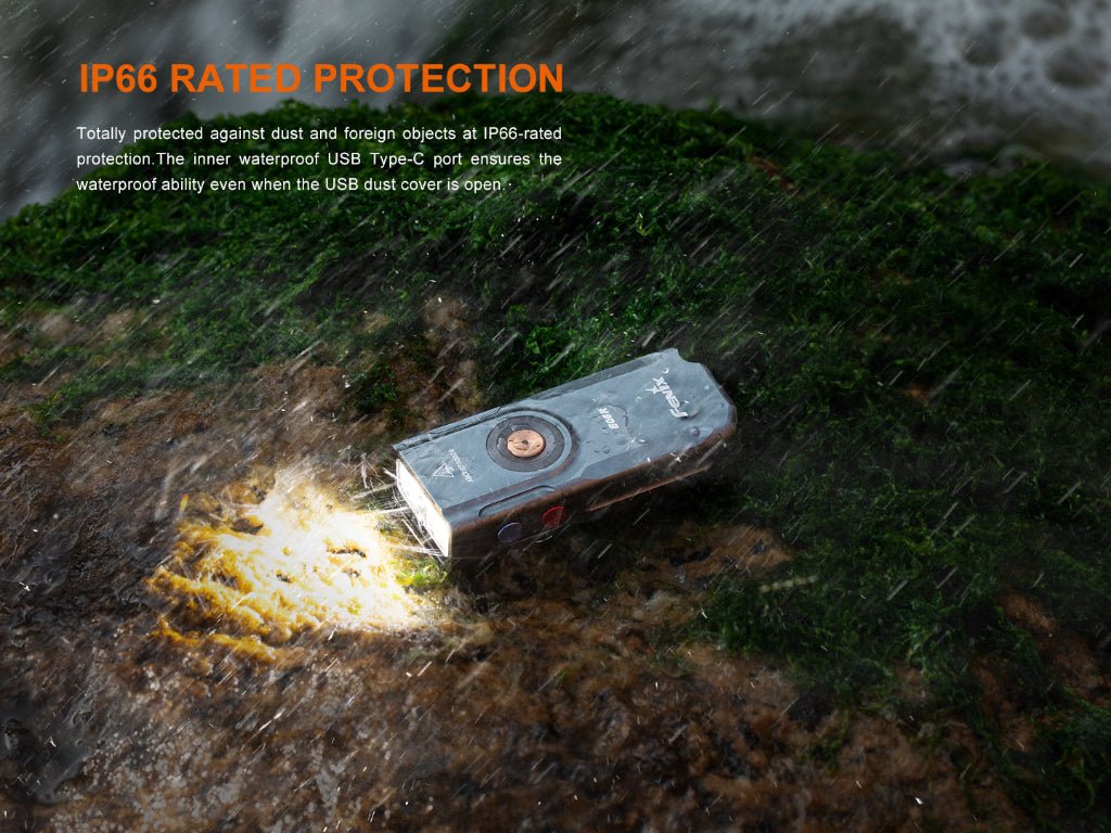 Fenix E06R Keychain Light (Platinum) - OPEN BOX - Fenix Store