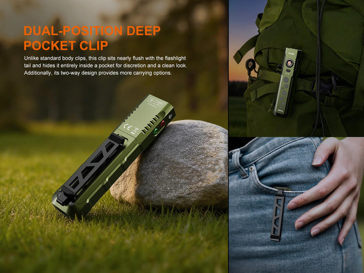 Fenix E08R UE Multi-Light Flashlight (Green) - OPEN BOX - Fenix Store