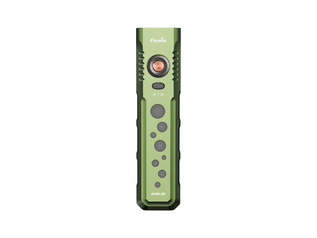 Fenix E08R UE Multi-Light Flashlight (Green) - OPEN BOX - Fenix Store
