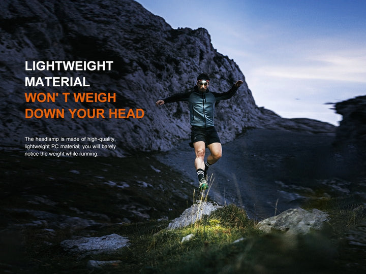 Fenix HL18R-T V2 Lightweight Trail Running Headlamp - OPEN BOX - Fenix Store