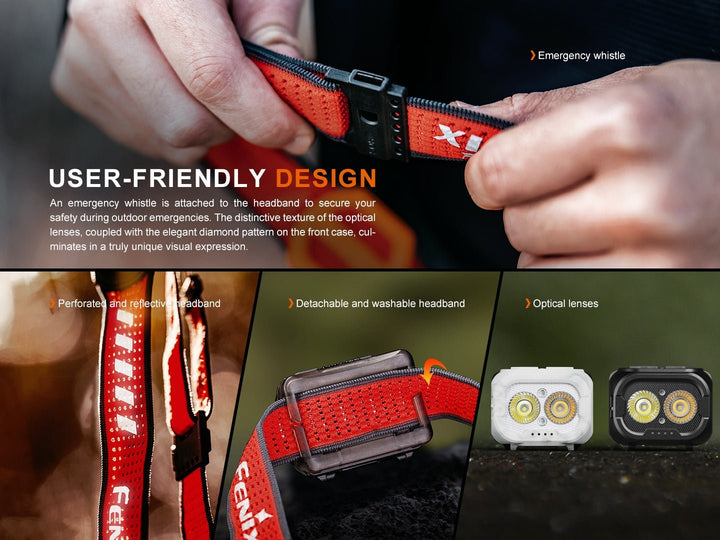 Fenix HL18R-T V2 Lightweight Trail Running Headlamp - OPEN BOX - Fenix Store