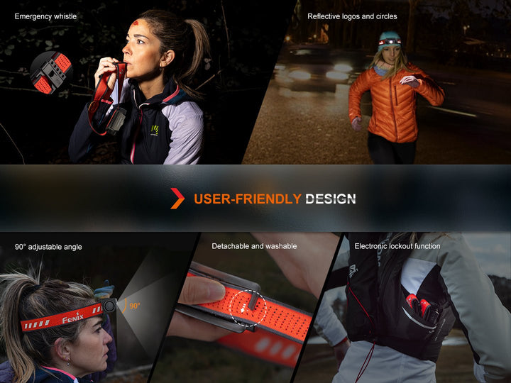 Fenix HM62-T Lightweight Trail Running Headlamp - OPEN BOX - Fenix Store