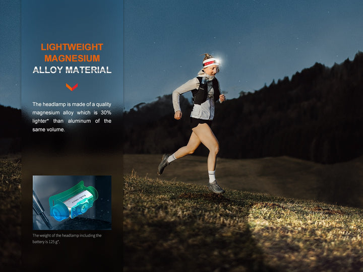 Fenix HM62-T Lightweight Trail Running Headlamp - OPEN BOX - Fenix Store