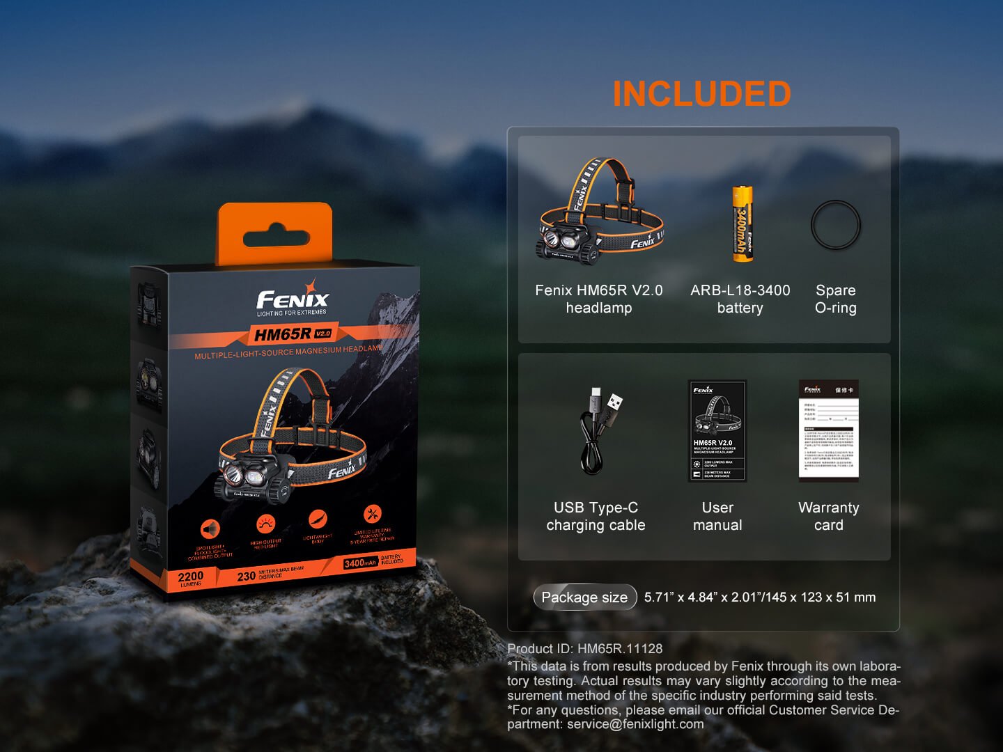 Fenix HM65R V2 Multi-Light Rechargeable Headlamp – Fenix Store